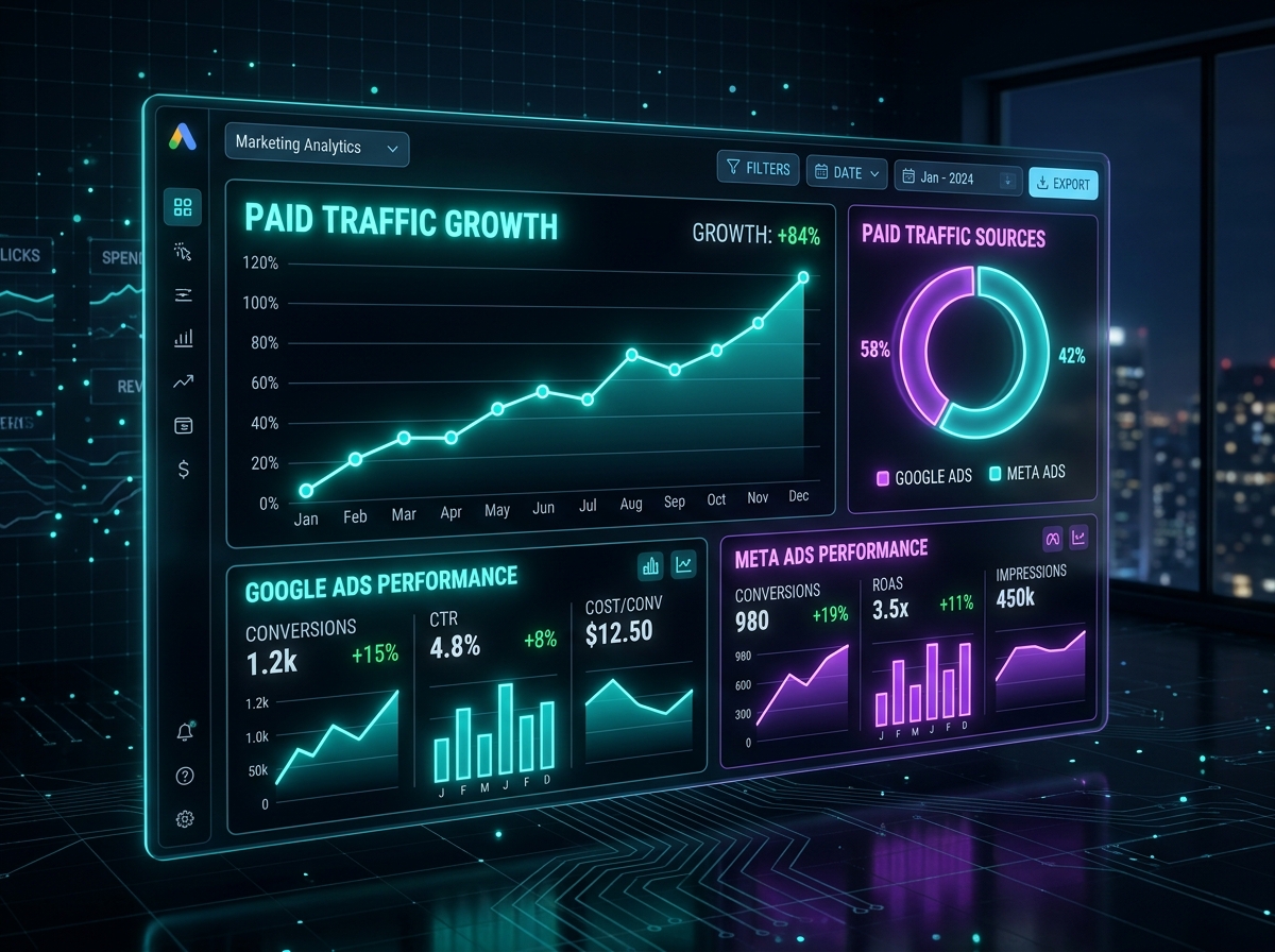 Tráfego Pago e Gestão de Anúncios - Mr. Web